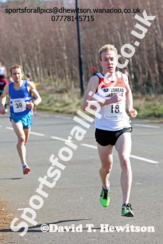 Senior mens Elswick Harriers Good Friday Road Relays. Photo: David T. Hewitson/Sports for All Pics